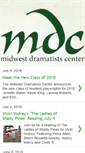 Mobile Screenshot of midwestdramatists.org