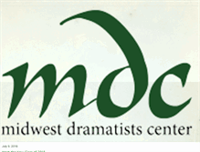 Tablet Screenshot of midwestdramatists.org